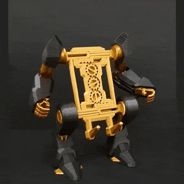 Exo-Suit Mobile Dock β Futuristic 3D-Printed Phone Stand π€π±