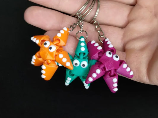 Flexi Funny Starfish – 3D Printed Ocean Buddy ⭐🐠