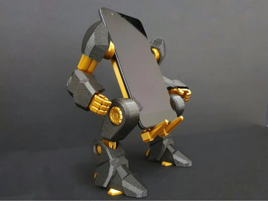 Exo-Suit Mobile Dock – Futuristic 3D-Printed Phone Stand 🤖📱